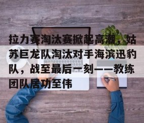 ayx网页版入口 -关于拉力赛淘汰赛掀起高潮，姑苏巨龙队淘汰对手海滨迅豹队，战至最后一刻——教练团队居功至伟的信息