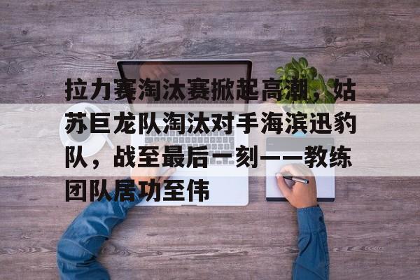 关于拉力赛淘汰赛掀起高潮，姑苏巨龙队淘汰对手海滨迅豹队，战至最后一刻——教练团队居功至伟的信息